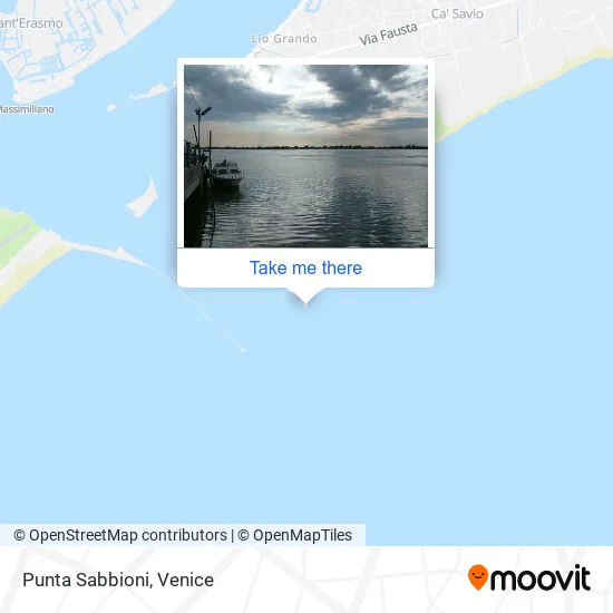 Punta Sabbioni map