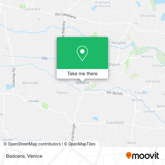 Badoere map