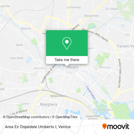 Area Ex Ospedale Umberto I map