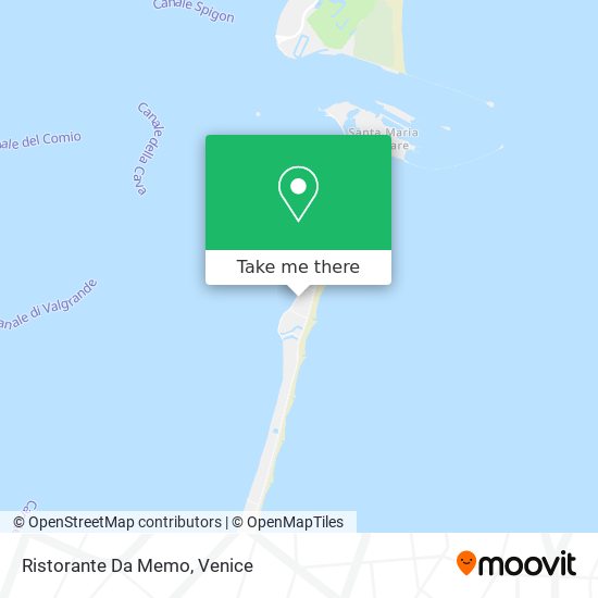 Ristorante Da Memo map