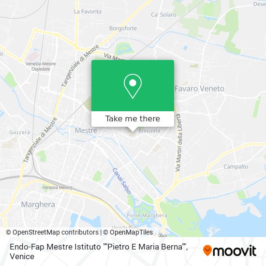 Endo-Fap Mestre Istituto ""Pietro E Maria Berna"" map