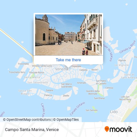 Campo Santa Marina map