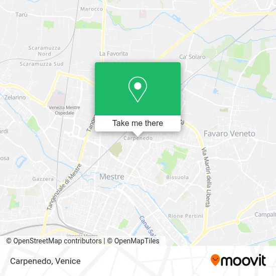 Carpenedo map