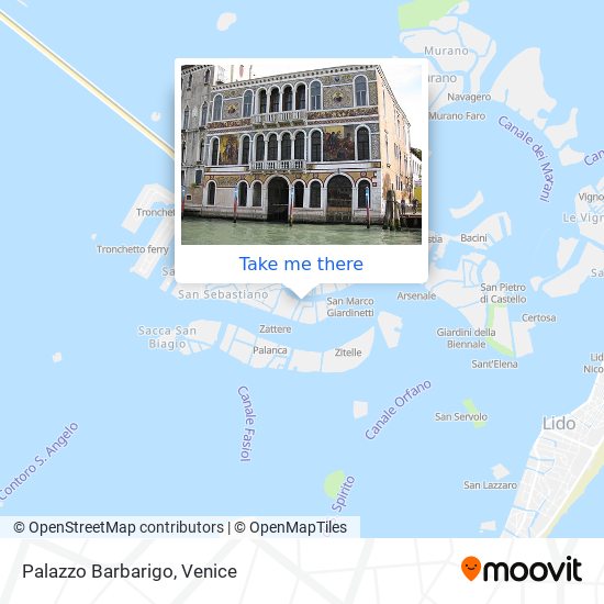 Palazzo Barbarigo map