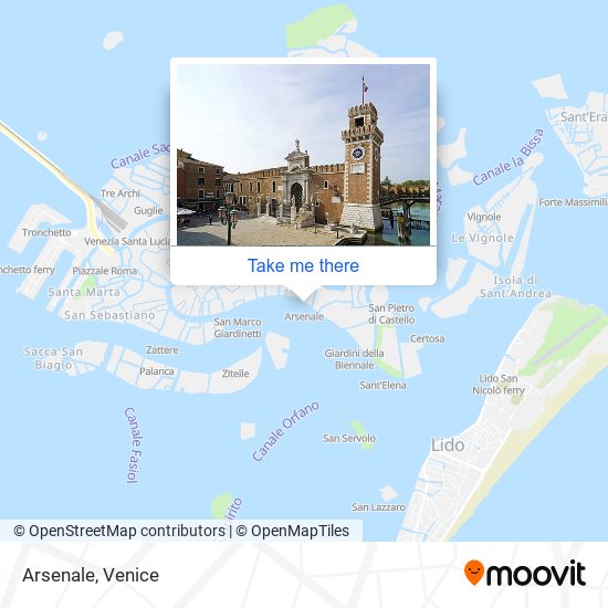 Arsenale map