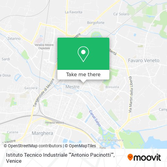Istituto Tecnico Industriale ""Antonio Pacinotti"" map