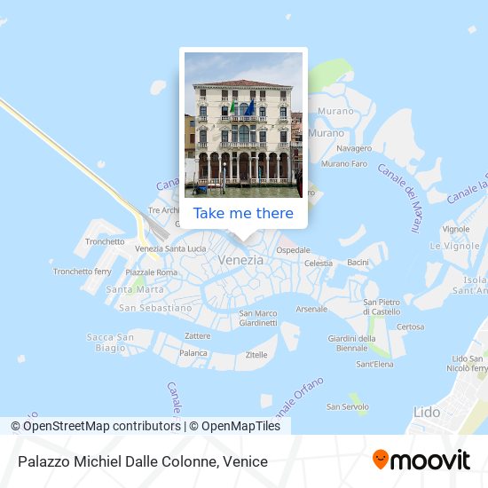 Palazzo Michiel Dalle Colonne map