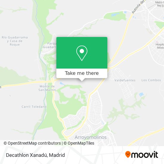 Decathlon Xanadú map