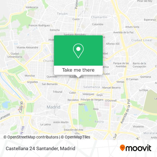 Castellana 24 Santander map