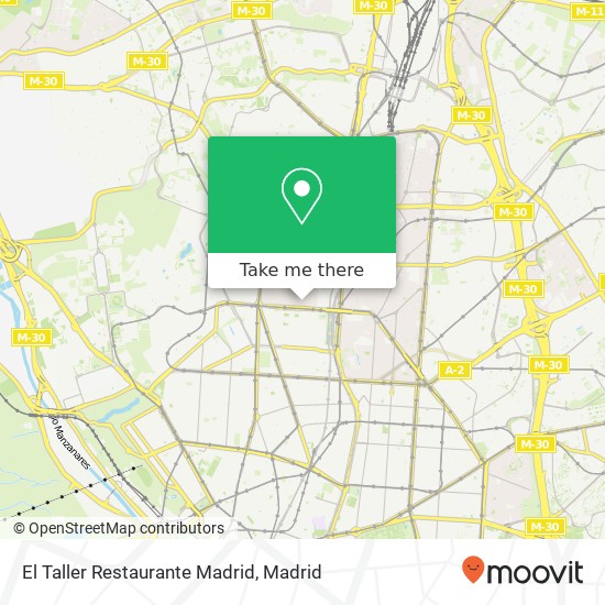 El Taller Restaurante Madrid map