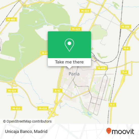 mapa Unicaja Banco