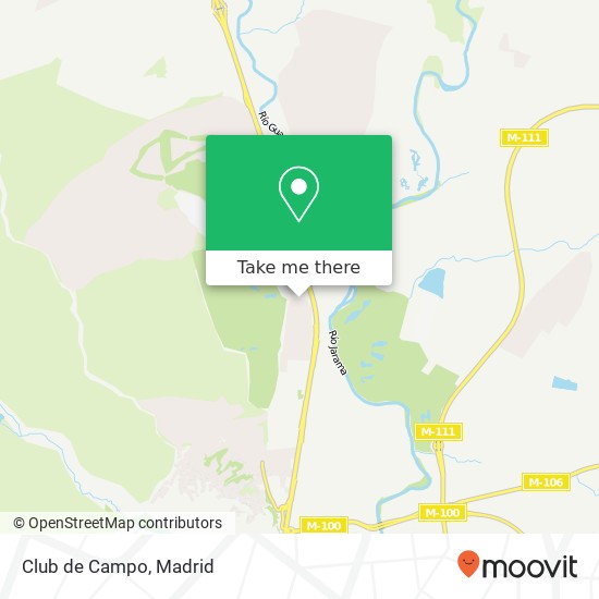 Club de Campo map