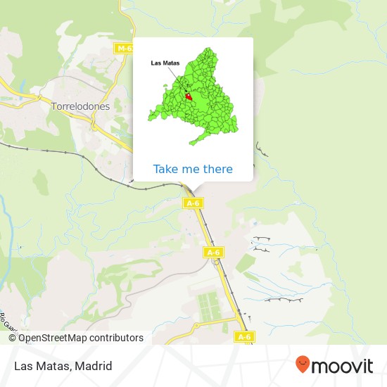 mapa Las Matas