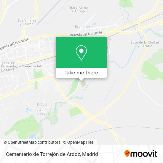 mapa Cementerio de Torrejón de Ardoz