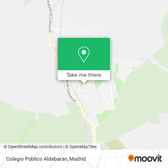 Colegio Público Aldebarán map