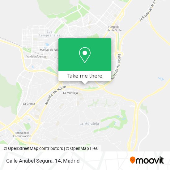Calle Anabel Segura, 14 map