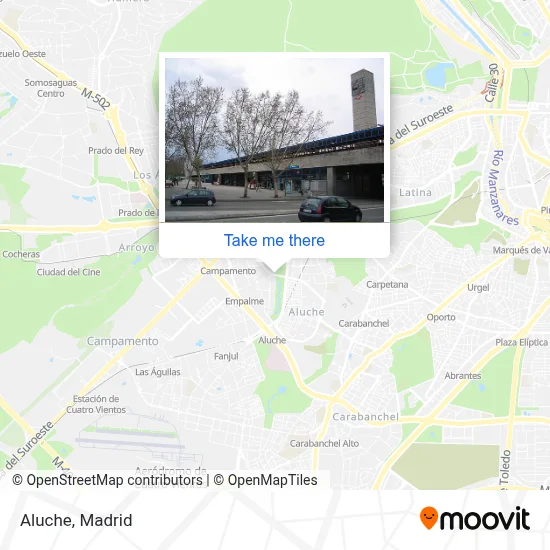 Aluche map