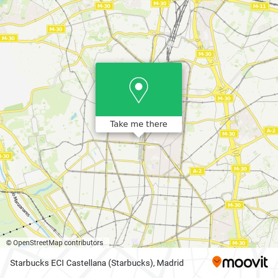 Starbucks ECI Castellana map