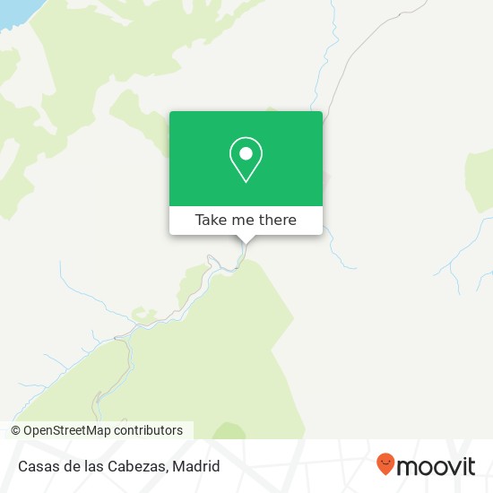 Casas de las Cabezas map