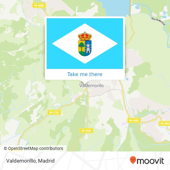 Valdemorillo map