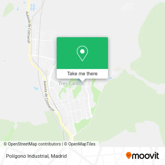 Polígono Industrial map