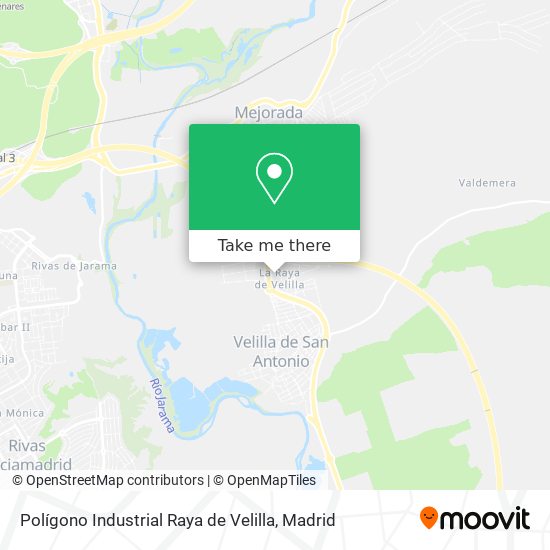 Polígono Industrial Raya de Velilla map