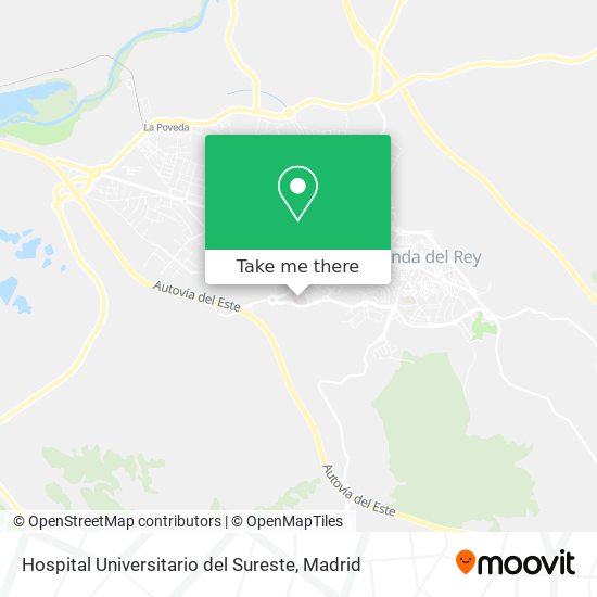 Hospital Universitario del Sureste map