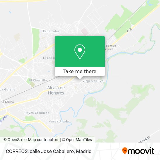 CORREOS, calle José Caballero map