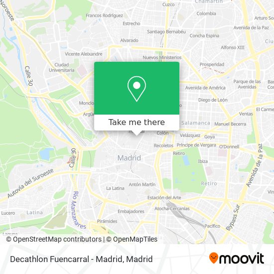 Decathlon Fuencarral - Madrid map