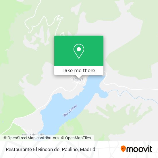 Restaurante El Rincón del Paulino map