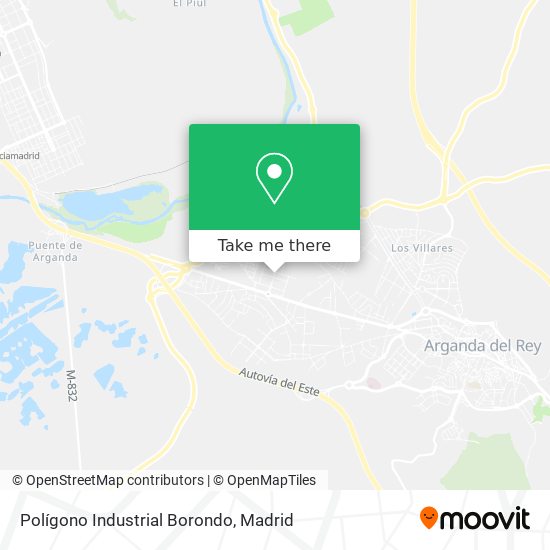 Polígono Industrial Borondo map