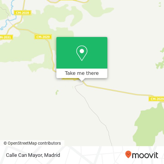 Calle Can Mayor map