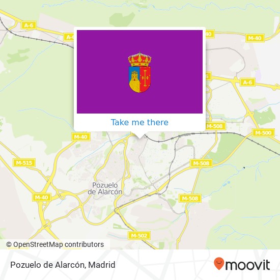 mapa Pozuelo de Alarcón