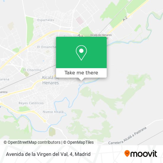 mapa Avenida de la Virgen del Val, 4