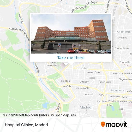 mapa Hospital Clinico