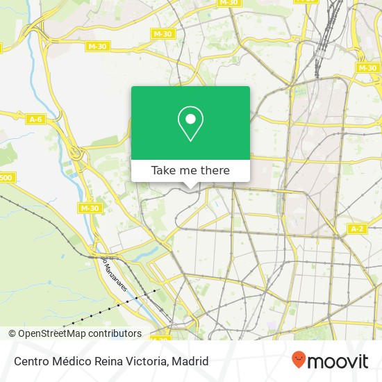 Centro Médico Reina Victoria map