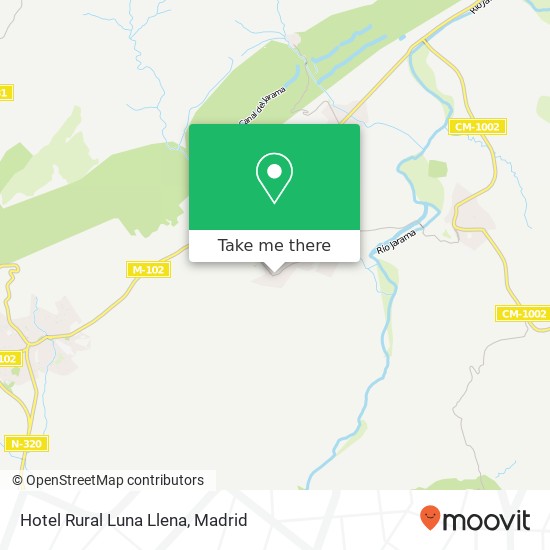 mapa Hotel Rural Luna Llena