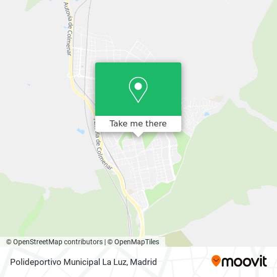 Polideportivo Municipal La Luz map