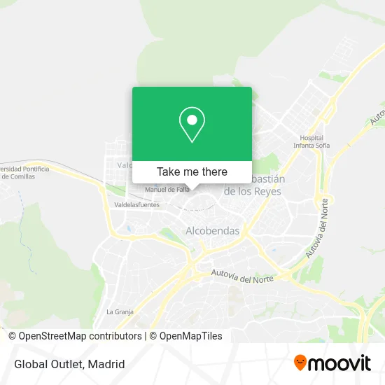 Global Outlet map