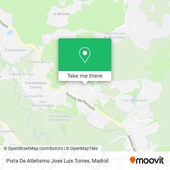 mapa Pista De Atletismo Jose Luis Torres