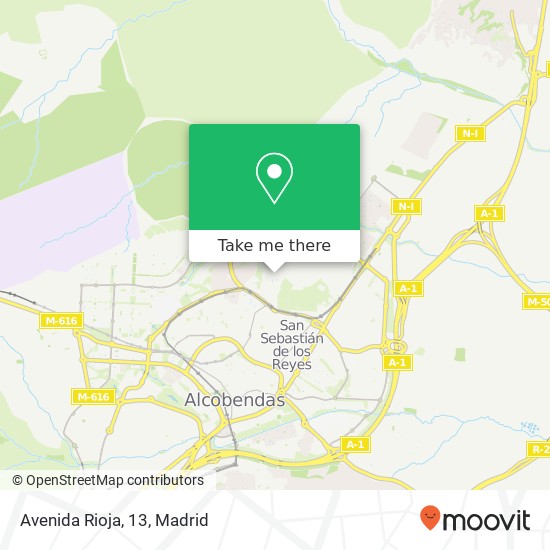 Avenida Rioja, 13 map
