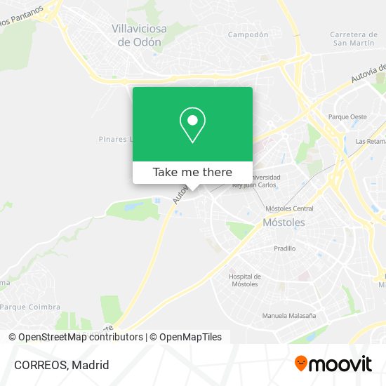 CORREOS map