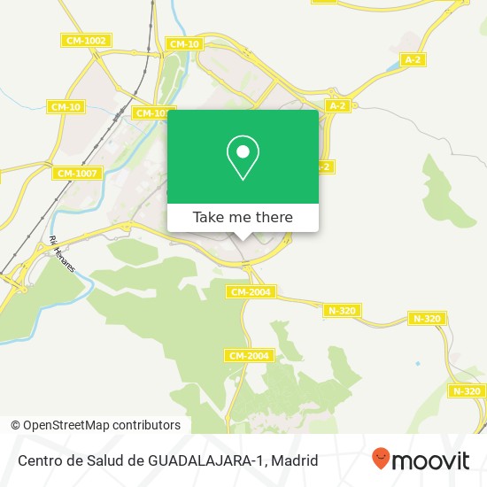 mapa Centro de Salud de GUADALAJARA-1