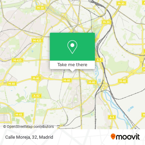 mapa Calle Moreja, 32