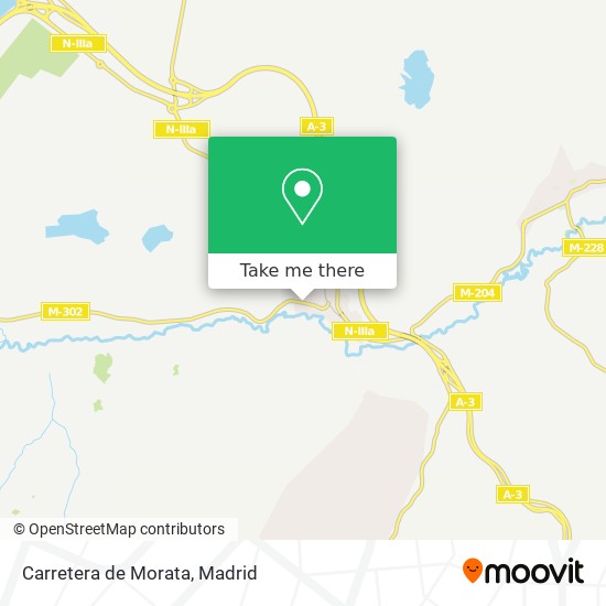 Carretera de Morata map