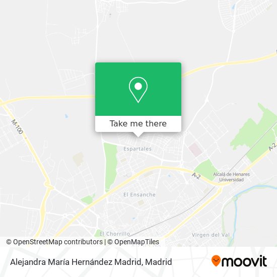 Alejandra María Hernández Madrid map