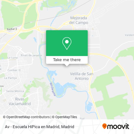 Av - Escuela HíPica en Madrid map