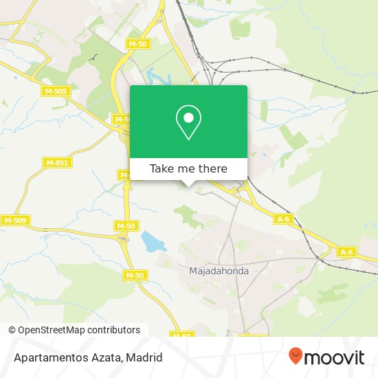 mapa Apartamentos Azata