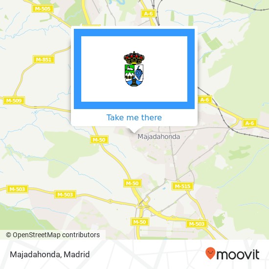 Majadahonda map