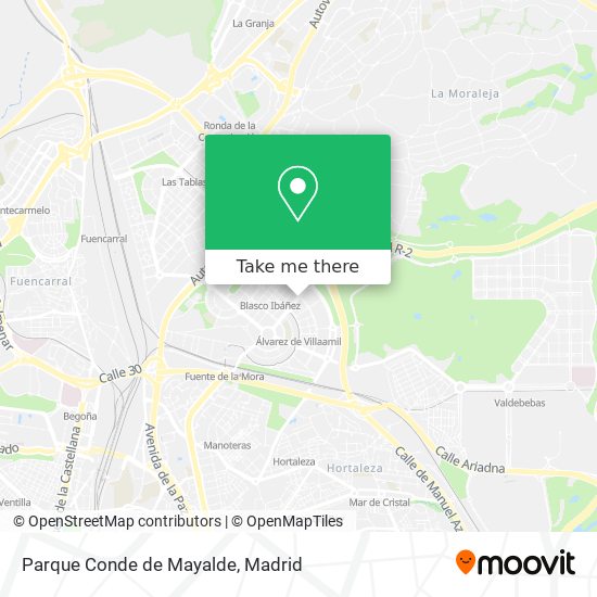 Parque Conde de Mayalde map